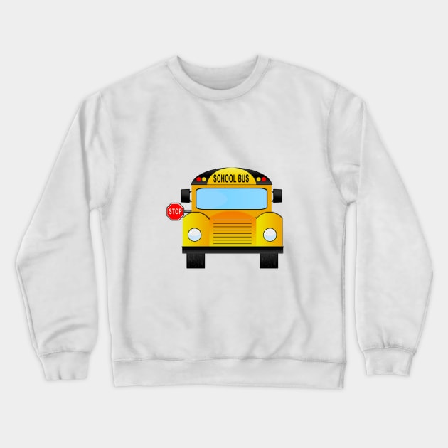 School Bus Crewneck Sweatshirt by TheHigh